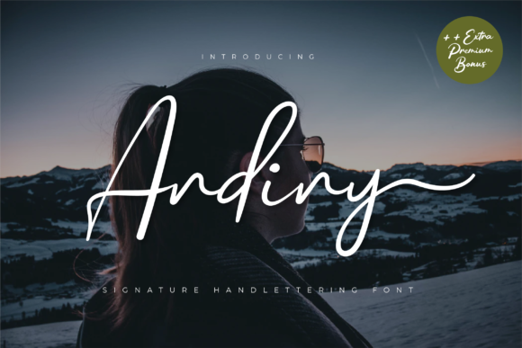 Andiny: The Handwritten Font That Elevates Small Business Branding