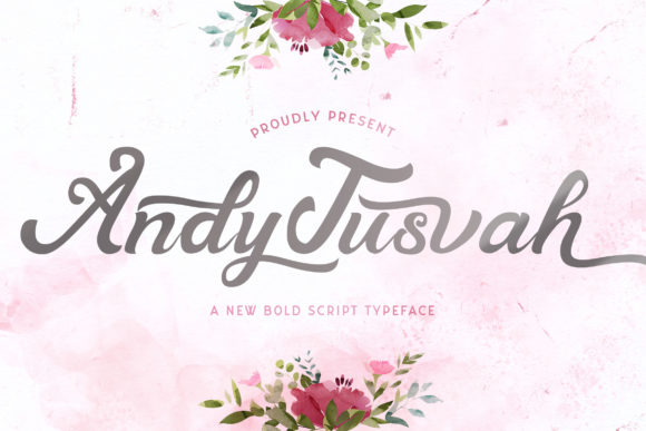 Andy Tusvah: The Elegant Handwritten Font for Your Next Craft Project