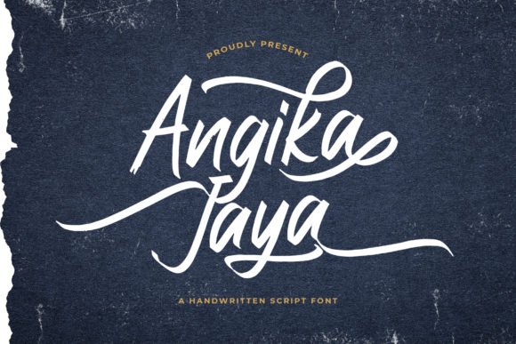 Angika Jaya: The Elegant Handwritten Typeface for Crafters