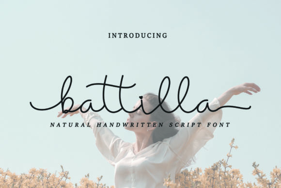 Battilla: The Delicate Script Font for Elegant Branding Projects