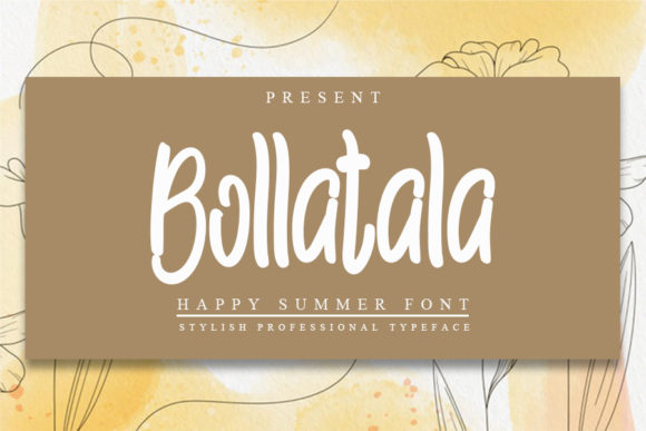 Bollatala: The Handwritten Typeface That Elevates Editorial Design