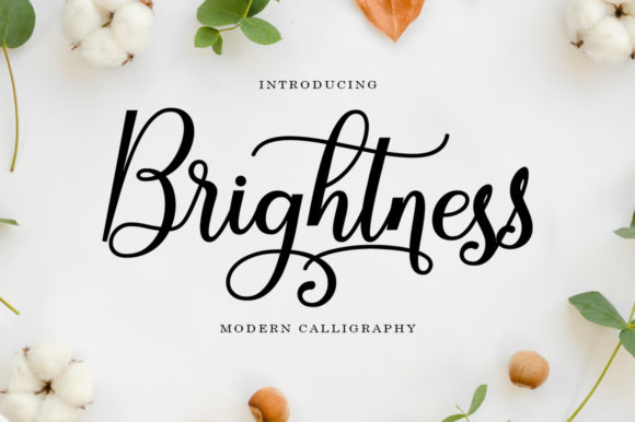 Brightness Handwritten Font for Modern Web Design