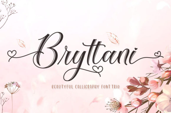 Bryttani: The Elegant Script Amp Typeface for Handmade Creators