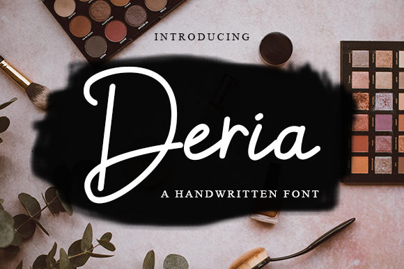 Deria: A Handwritten Typeface for Warm Editorial Design