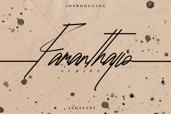 Famanthalio: The Flowing Script Font for Campaign Designers