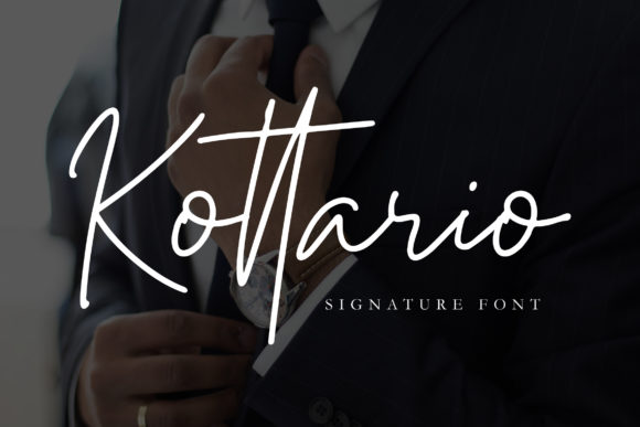 Kottario: The Handwritten Typeface for Distinctive Web Design