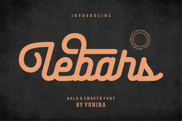 Lebars: The Handwritten Typeface for Modern Web Design