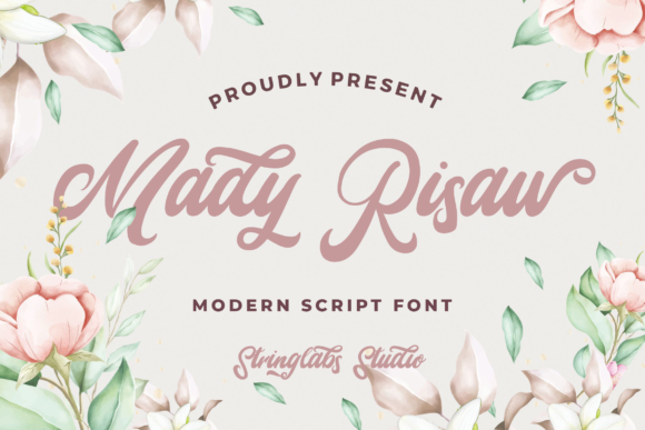 Mady Risaw: A Delicate Script Font for Editorial Elegance