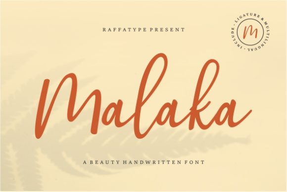 Malaka: The Handwritten Typeface That Elevates Campaign Visuals