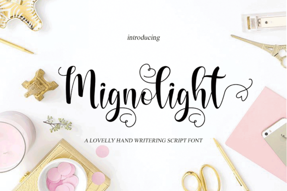 Mignolight: The Perfect Script Font for Editorial Design