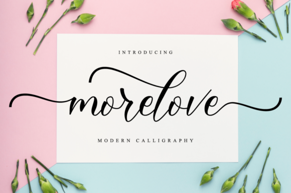 Morelove: The Elegant Script Amp Typeface for Handmade Brands
