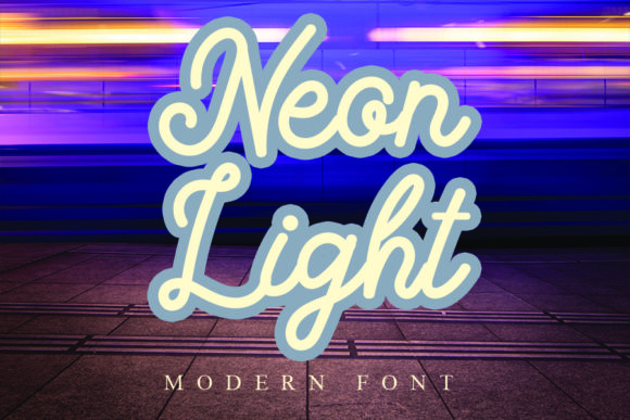 Neon Light: The Exquisite Handwritten Typeface for Your Next Project