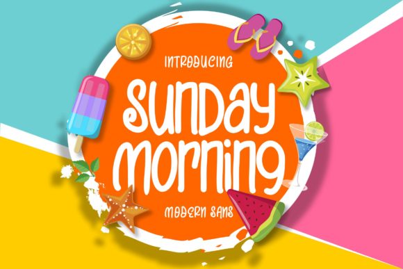 Sunday Morning: A Handwritten Typeface for Editorial Design