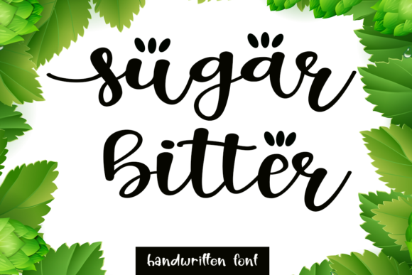 Upgrade Your Brand with the Sugar Bitter Typeface