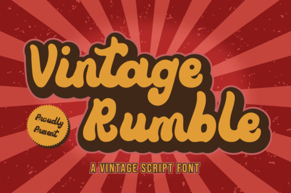 Vintage Rumble: A Timeless Handwritten Typeface for Editorial Design
