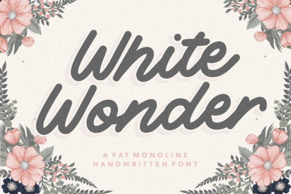 White Wonder: The Bold Script Typeface for Modern Editorial Design